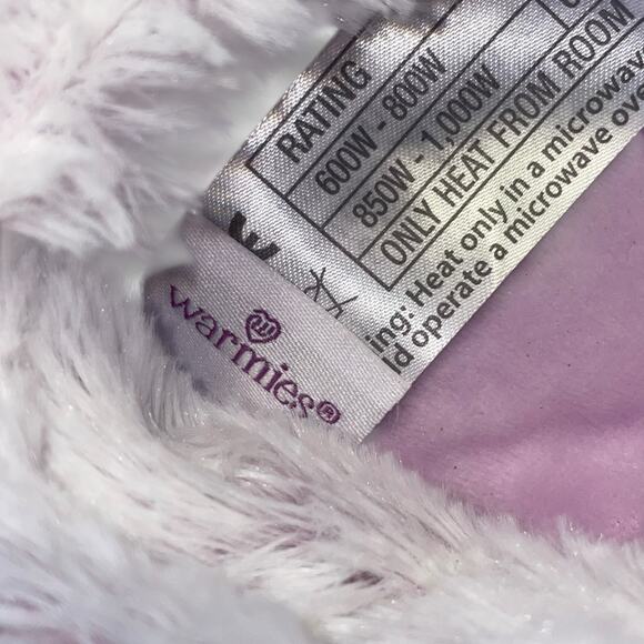 Warmies Microwavable Slippers Marshmallow Lavender Soothe Warmth 6-10 Footwear - Picture 6 of 9